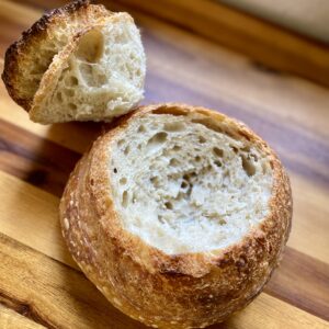Sourdough bread bowl